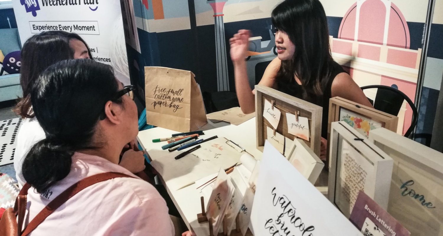 Brush Lettering Calligrapher Kuala Lumpur Tan Shi Yiing